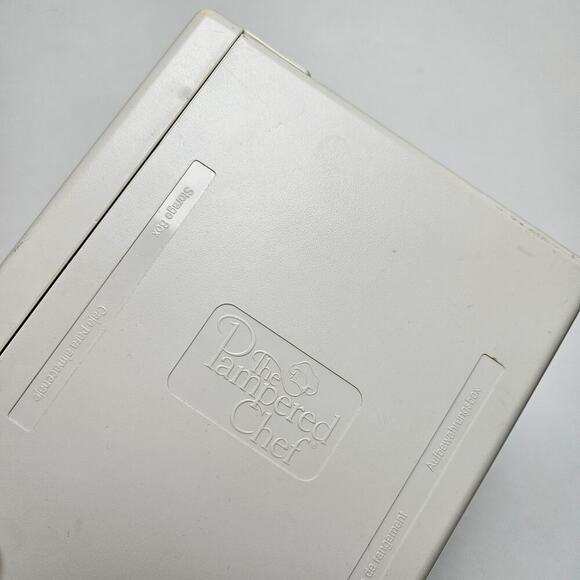 Pampered Chef Mandoline 3pc Blades + Box Only Replacement - Picture 5 of 6